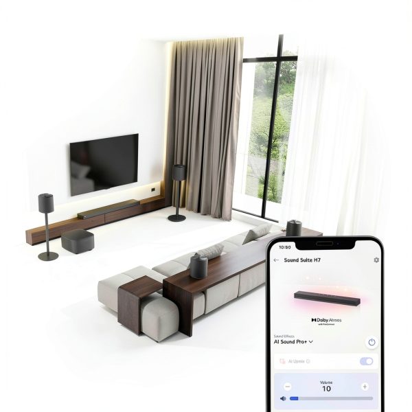 LG Sound Suite H7 Soundbar Dolby Atmos FlexConnect Black-10