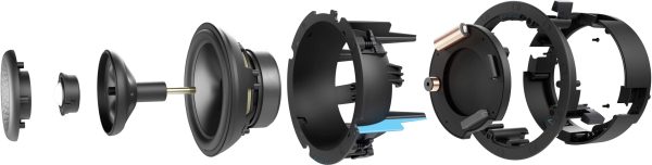 Sonance VX64R In Ceiling Speakers 6.5 2 Way Paintable-13
