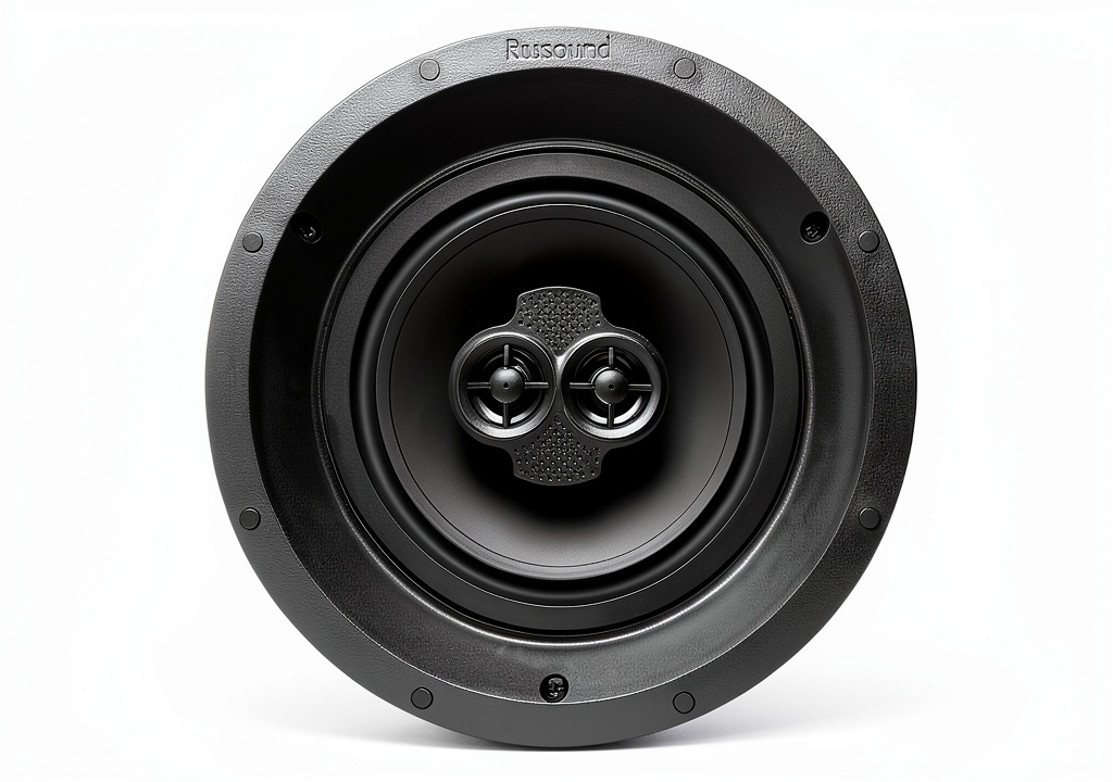 Installing Russound In Ceiling Speaker 2 Way Passive 6.5 Inch on a residential ceiling during DIY setup