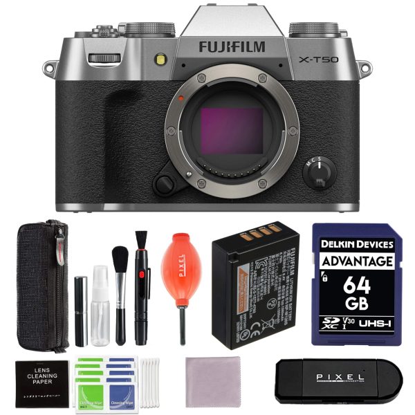 Fujifilm X T50 Mirrorless Camera Bundle 40MP Sensor 4K Video-0