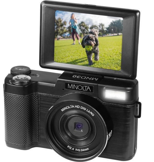 Minolta MND30 30 Megapixel Digital Camera Black Photography-1