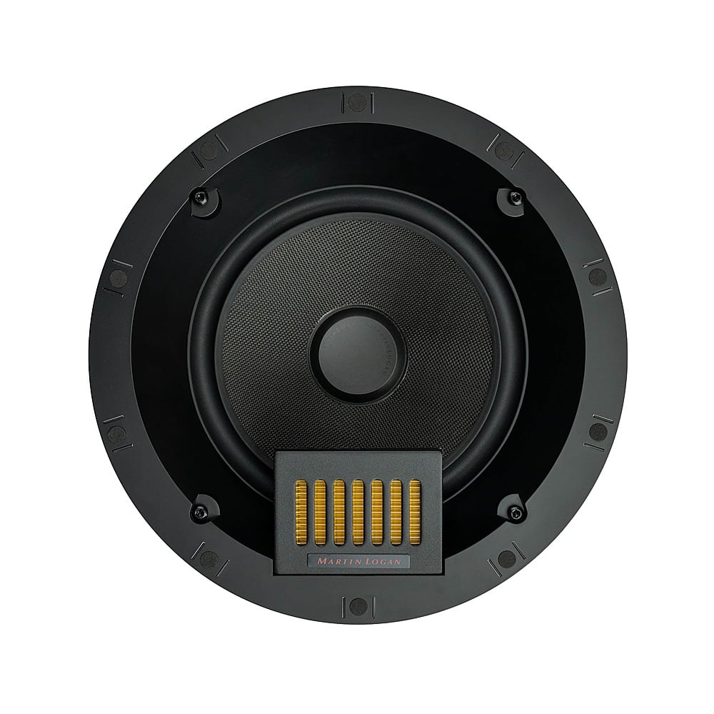'MartinLogan Motion XT CI speaker installed in a modern ceiling'