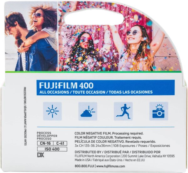 Fujifilm 400 Color Negative Film 35mm High Speed ISO-3