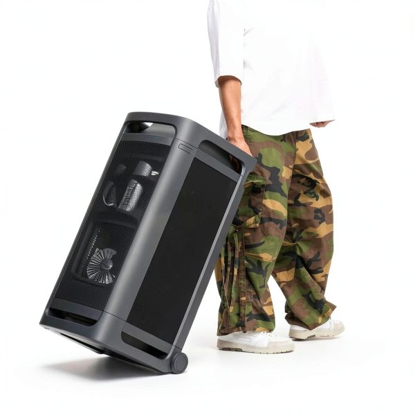 Portable Speaker Big Bass 360 Sound Party Light Karaoke-12