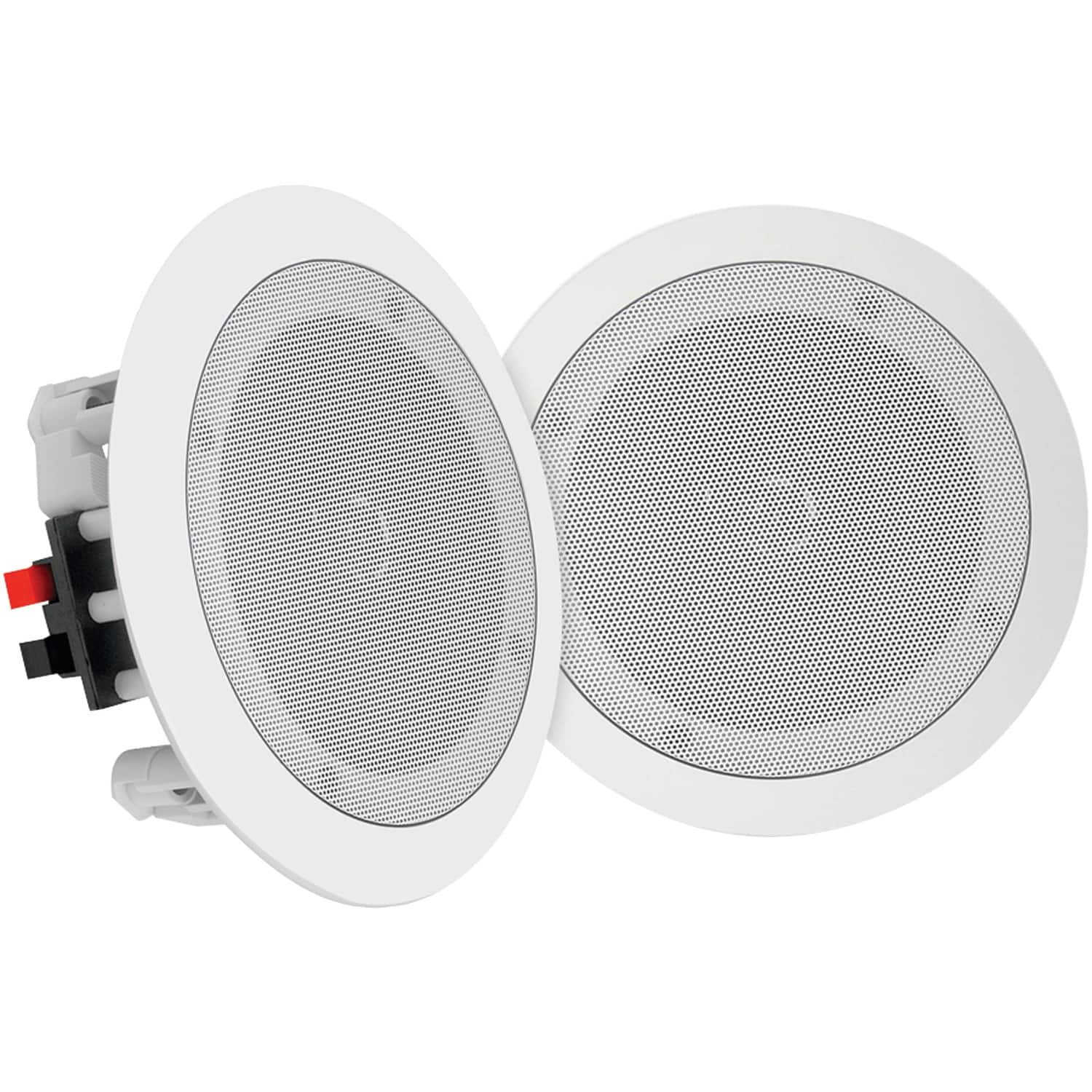 Pyle 8-inch Bluetooth speaker mounted flush on a white ceiling