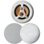 BIC America 10 Inch In Ceiling Speaker 250W Pivoting Tweeter-0