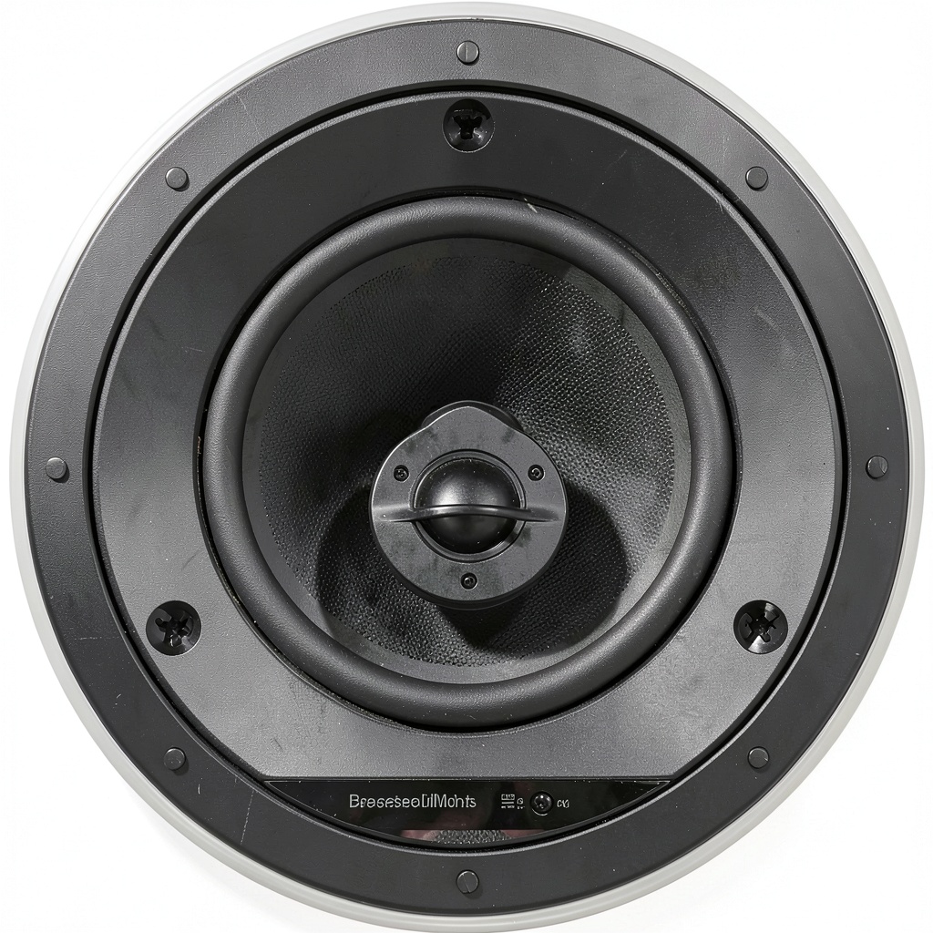 Installing Bowers Wilkins CI600 In Ceiling Speakers Glass Fiber Tweeter on a ceiling cutout