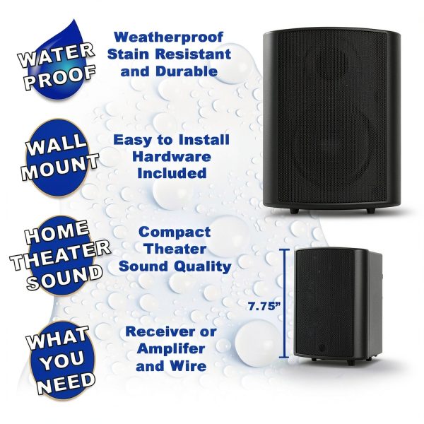 Theater Solutions Goldwood Outdoor Speakers Weatherproof-1