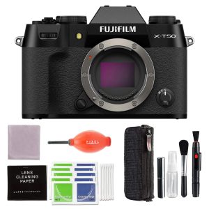 Fujifilm X T50 Mirrorless Camera Black Bundle Accessories-0