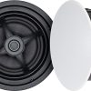Sonance MAG8R 8 Inch In Ceiling Speakers Paintable White-0