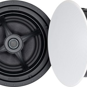 Sonance MAG8R 8 Inch In Ceiling Speakers Paintable White-0