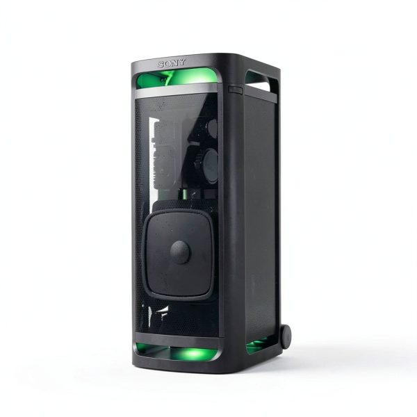Portable Speaker Big Bass 360 Sound Party Light Karaoke-9