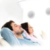 Pyle 8 Inch Bluetooth In Ceiling Wall Speaker Pair White-1