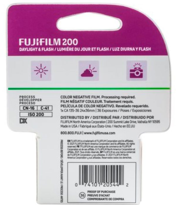 Fujifilm Fujicolor 200 35mm Color Negative Film Roll-4
