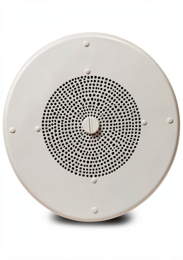 Valcom Ceiling Speaker White Built In Amplifier Talkback-0
