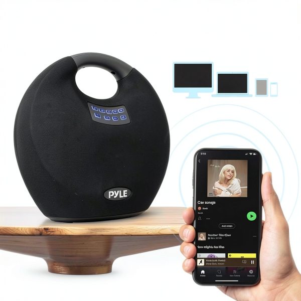 Pyle Wireless Bluetooth Speaker Portable Waterproof-3