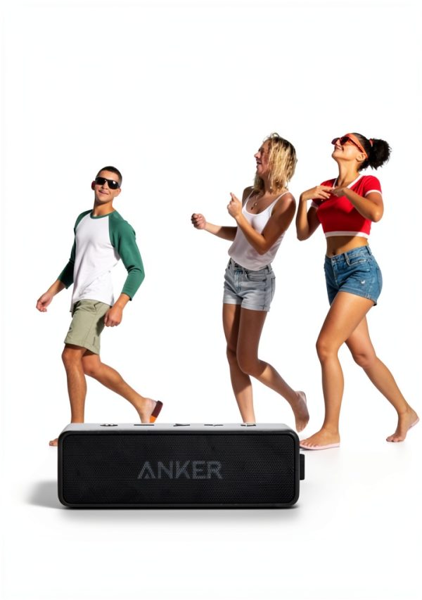 Anker Soundcore 2 Bluetooth Speaker Waterproof 24H Playtime-4