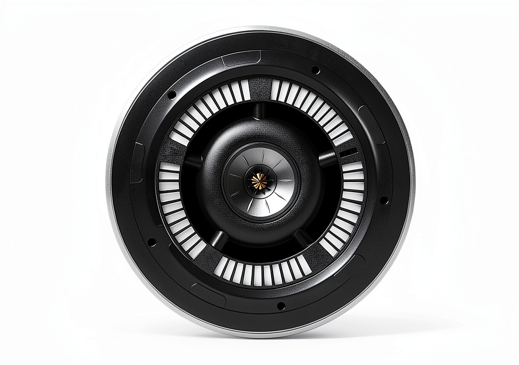 KEF Ci250RRM THX in wall speaker installed in a living room
