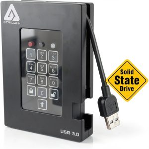 Apricorn Aegis Padlock Fortress Encrypted SSD USB 30-0