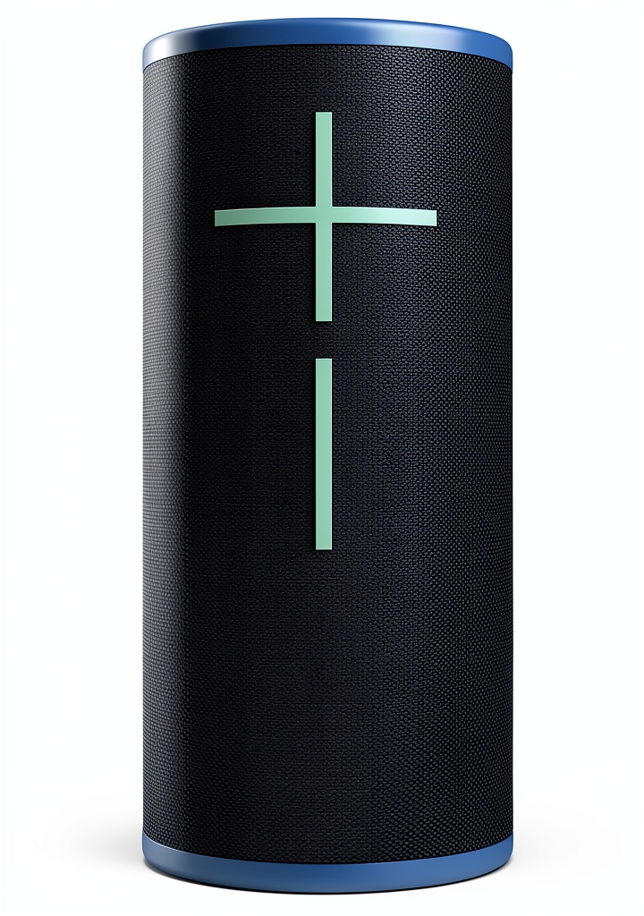 Ultimate Ears MEGABOOM 4 speaker in use at a beach party