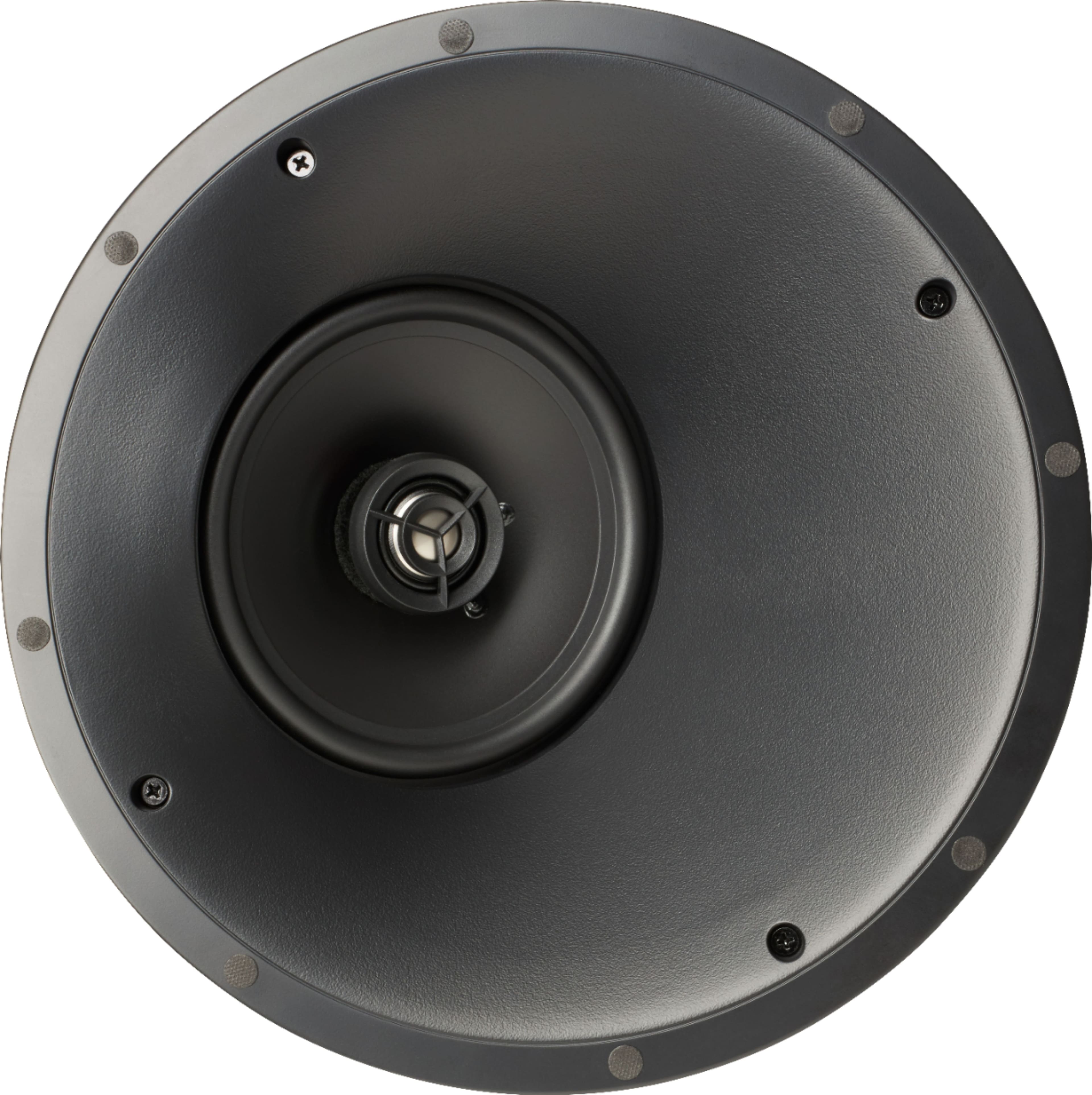 'MartinLogan In-Ceiling Speaker installed in a modern living room ceiling'