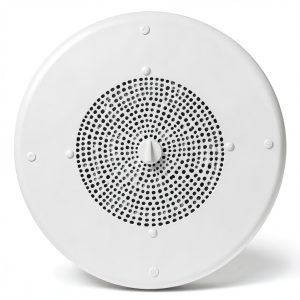 Valcom V 1220 Ceiling Speaker White Dual Input Amplifier-0