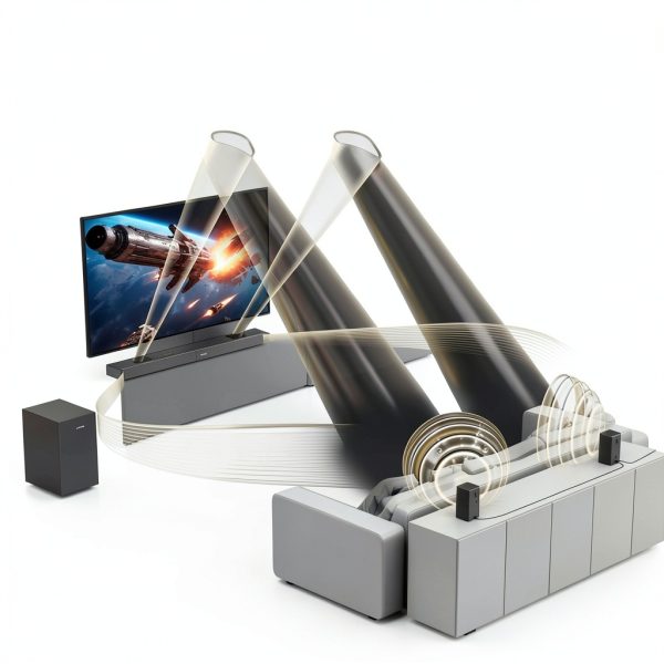 Ultimea Skywave F40 5.1.2ch Dolby Atmos Soundbar Home-3
