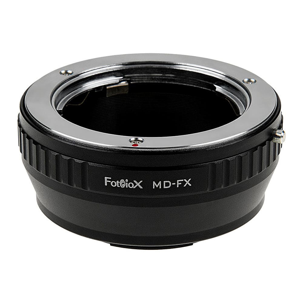 Fotodiox lens adapter mounted on a DSLR camera