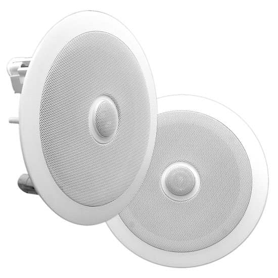 Pyle PDIC60 in-ceiling speaker installed in a modern living room